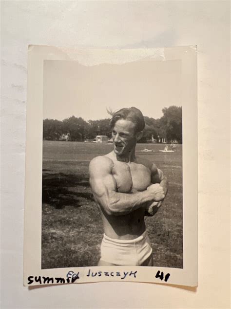 Shirtless Men Jock Trunks Bulge Beefcake Handsome Guys Muscle Gay Int Vtg Photo