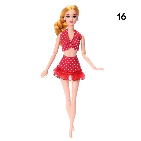 Cm Barbies Princess Dolls Clothing Pretty Sexy Bikini Accessories Puzzle Dress Up Game For