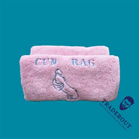 Custom Embroidery Male Erotic Art Men Cum Rag Hot Pink Cotton Washcloth Luxury Towel H E Arts