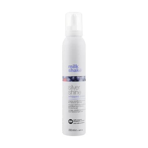 Крем-пена для укладки волос Milk_Shake Silver Shine Whipped Cream, 200 ...