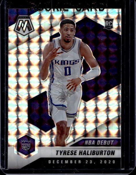 2020 21 Mosaic Tyrese Haliburton NBA Debut Mosaic Prizm Rookie RC 264