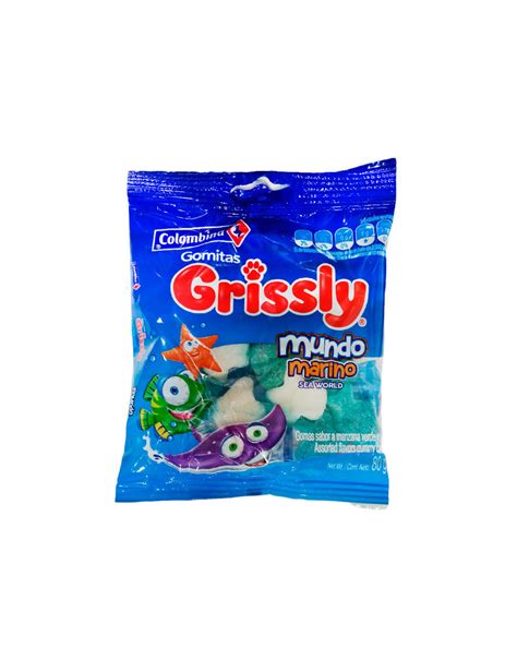 Gomas Grissly Mundo Marino 80gr