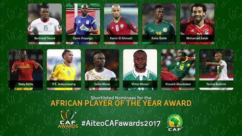 CAF Announces African Player of the Year Award Nominees | Al Bawaba