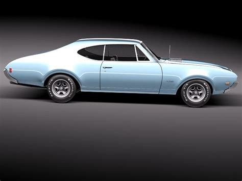 3d Oldsmobile 442 Cutlass 1968