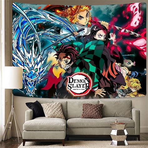 Buy Demon Slayer Tapestry Anime Demon Slayer Demon Slayer Can Be Used