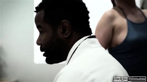 Black Doctor Anal Fucks A Busty Patient During Rectal Exam