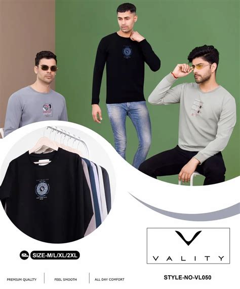 Printed VALITY Men's Sweatshirt RN-FS at Rs 325/piece in Nagpur | ID ...