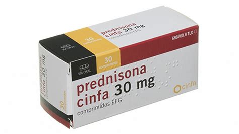 Prednisona Cinfa 30 Mg Comprimidos Efg 500 Comprimidos Laboratorio