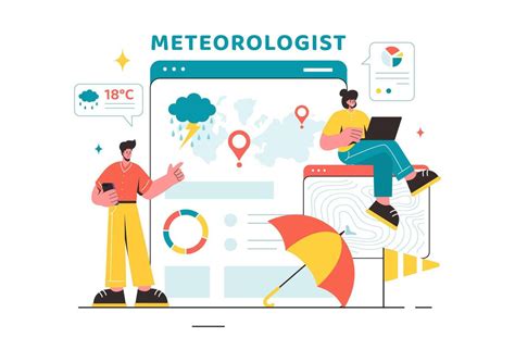 Meteor Logo Vector Ilustraci N Con Clima Pron Stico Y Atmosf Rico