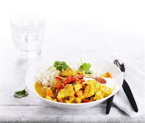 Kycklingcurry Med Ris Recept Matporr Asiatisk Mat Enkel Matlagning