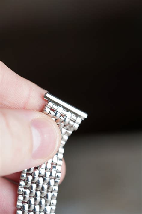 mm Gay Frères Beads of Rice Bracelet Straight End Links Inches