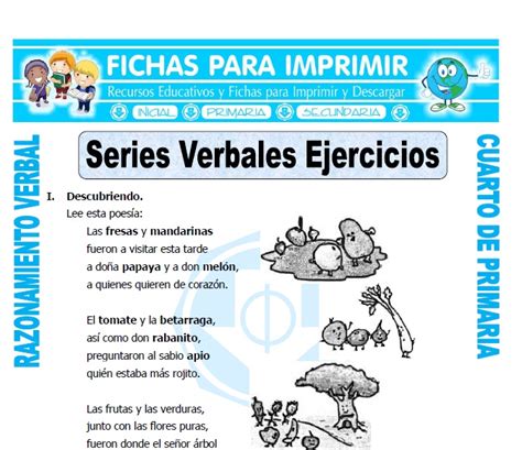 Ficha Online De Tiempos Verbales Para Tercer Grado De Primaria 7bc