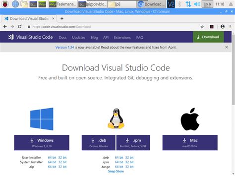 Visual Studio Code Raspberry Pi