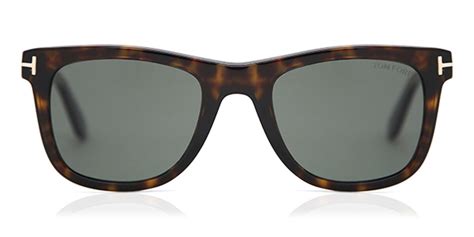 tom ford ft leo polarized  sunglasses  tortoise