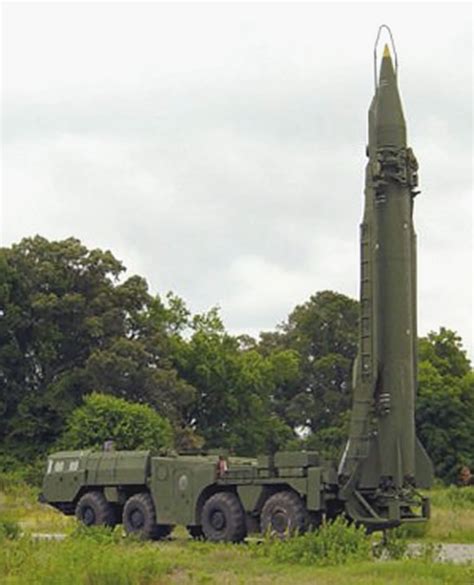 Israel and Stuff » SCUD-B Missile erected from its transporter-launcher ...