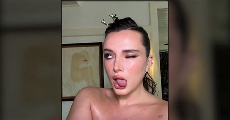 Former Disney Star Bella Thorne Is Braless In Near Naked Outfit Photos