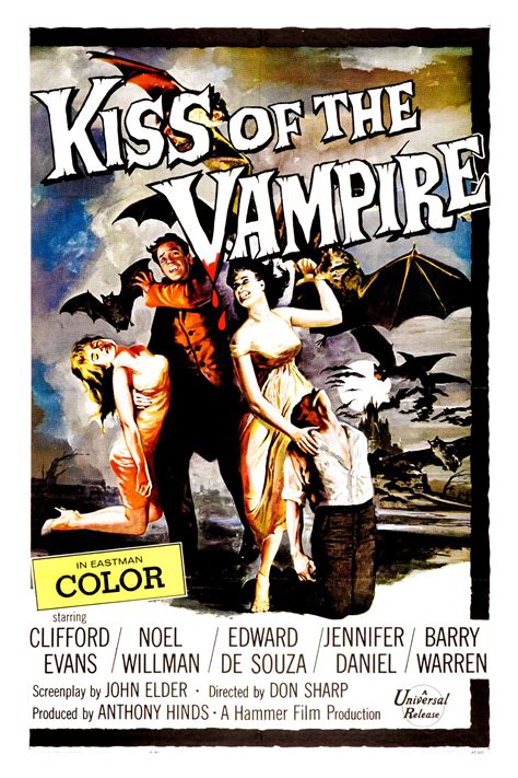 The Kiss of the Vampire (1963) - Posters — The Movie Database (TMDB)