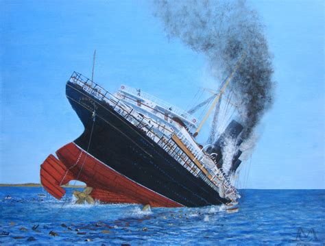 Lusitania Sinking Painting At Explore Collection