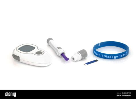Kit per il test della glicemia del diabete -Fotos und -Bildmaterial in ...