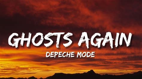 Depeche Mode Ghosts Again Youtube