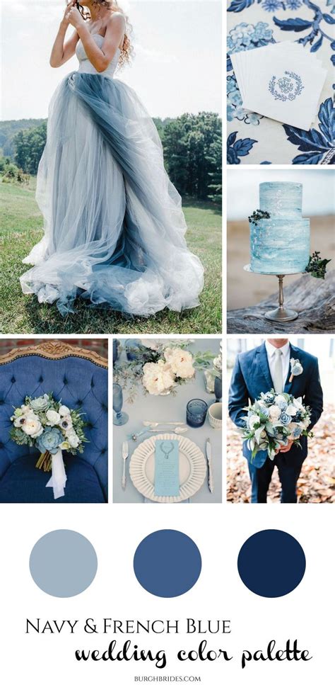 Navy & French Blue Wedding Inspiration | Burgh Brides | French blue ...