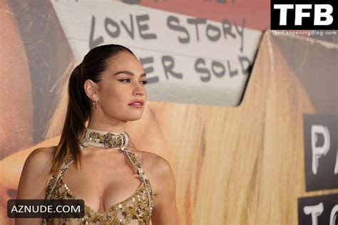 Lily James Sexy Seen Showing Off Her Hot Figure At The Pam And Tommy Finale Screening In La Aznude