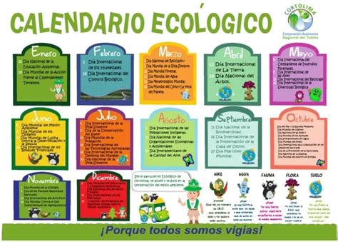 Agéndese Con El Calendario Ecológico Del 2023 Planeta Sostenible