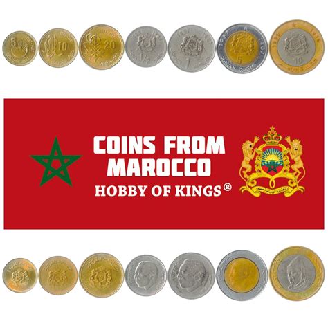 Set Of Coins From Morocco Santimat Dirham