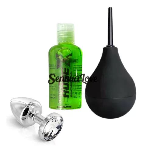 Combo Inicio Anal Lubricante Dilatador Anal Ducha Plug Envío gratis