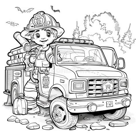 Trucks Coloring Page Stock Illustrations – 55 Trucks Coloring Page ...