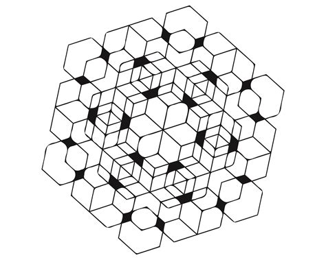 Cube Coloring Page At Free Printable Colorings Pages