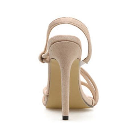 LEOPARD LAND Nude Heels Sandalen Schuhe Fein Ferse Vicedeal