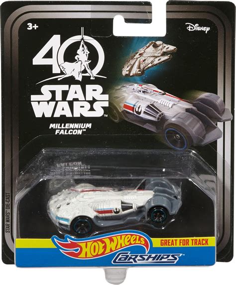 Hot Wheels Star Wars Carships Vehículo Halcón Milenario del aniversario