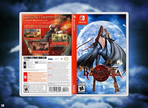 Bayonetta Cover Art Replacement Insert Case For Nintendo Switch Us