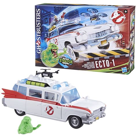 Ghostbusters Track & Trap Ecto-1 Car Toy with Slimer Toy Accessory ...