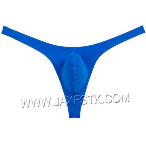 Protruding Pouch Smooth Ice Silk Sexy Bikini Men S Thongs Underwear Fashion G Strings Charming