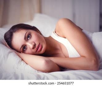 Sexy Asian Woman Lingerie Lying On Stock Photo 1231467283 Shutterstock