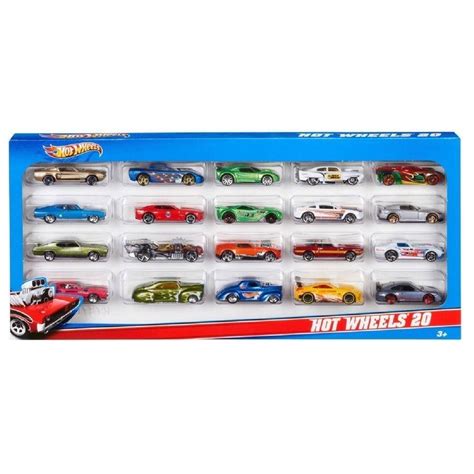 Hot Wheels Kit 20 Carrinhos Sortidos Mattel Shopee Brasil