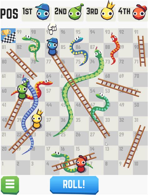 Snakes and Ladders Board Game for Kids: Children Can Play Snakes And ...