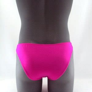 Hot Pink Sexy Sliding Men S Bikini Swimsuit Etsy