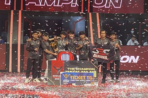 SES Alfaink Juarai Free Fire Master League Season VI Divisi 1 ANTARA News