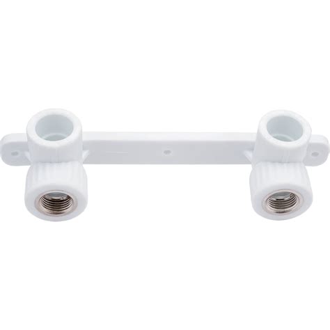 Монтажная планка VALFEX PP-R белая, 25х1/2 дюйма ВР, под смеситель ...