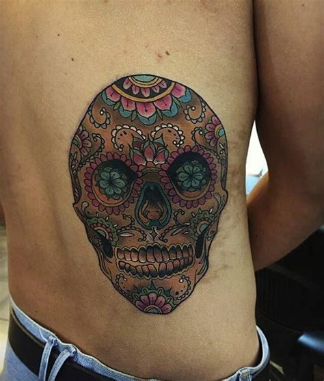 125+ Best Sugar Skull Tattoo - Designs & Meaning (2019)