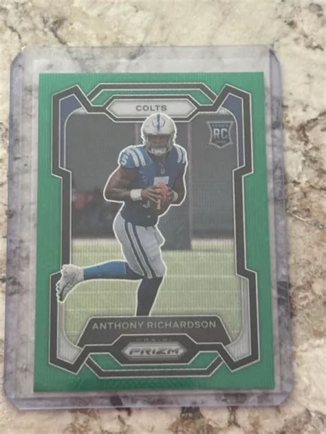 2023 PANINI PRIZM Anthony Richardson RC Green Wave Prizm Colts Rookie