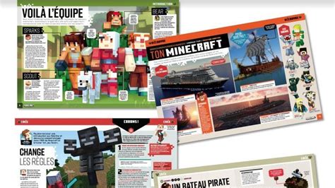 Sortie Du Premier Magazine Officiel Minecraft Geek Junior