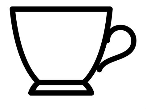 Free Cup Clip Art Black And White, Download Free Cup Clip Art Black And