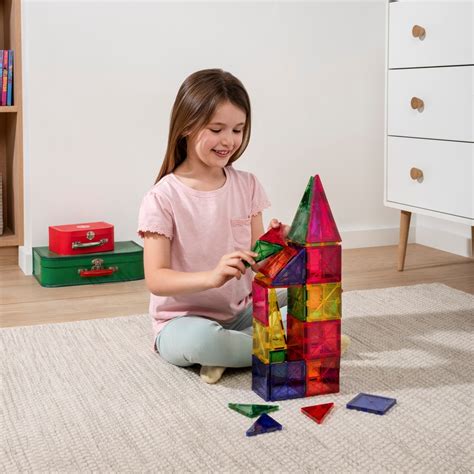 Magnetic Tiles 40-Piece Building Set | Smyths Toys UK