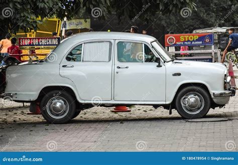 View Of An Ambassador Car In The Office Of Jalandhar Municipal