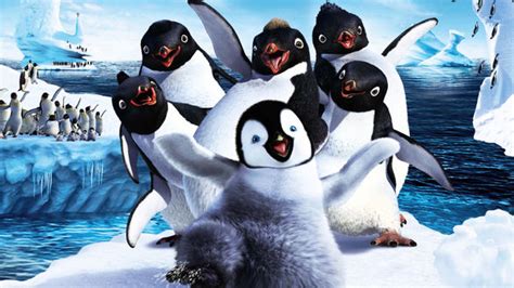 Обои на рабочий стол Весёлые пингвины из мультфильма Happy Feet Two ...