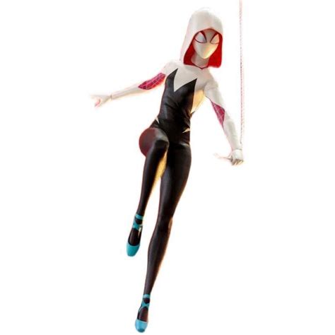 Original Hot Toys Mms Gwen Stacy Figure Spider Gwen Figurine Superhero Series Figures Pvc